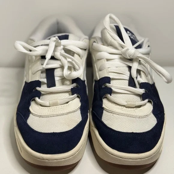 Puma 180 Vapor Grey Navy Sneakers Size M10/W11.5 Y2K Skate Style - Picture 2 of 13